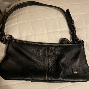 The Sak Black Leather Shoulder Bag
